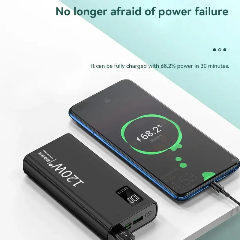 Xiaomi 120W 200000Mah High Capacity Power Bank Super Fast Charging Power Bank Portable Battery Charger for Iphone Samsung Huawei