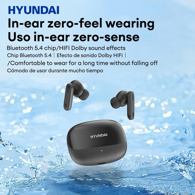 HYUNDAI TOUR-MAX7 TWS Wireless Bluetooth Earbuds HIFI Dolby Panoramic Sound Headset, Ultra-Long Battery Life Headphones Support ENC Call Noise Reduction