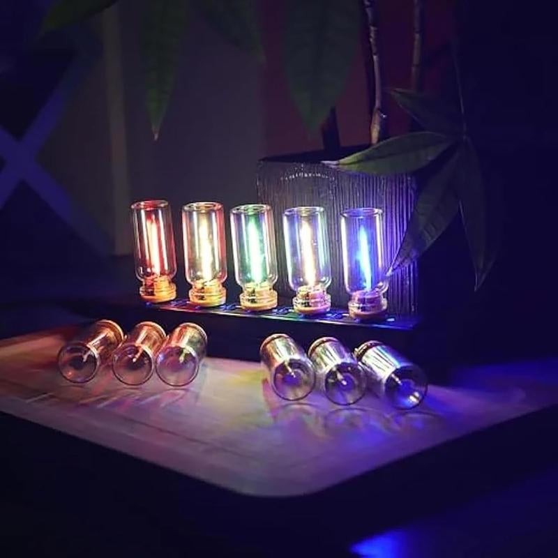 Car USB Night Light Touch Dimmable LED Filament Lamp Portable Lighting Plug and Play Decorative Atmosphere Light for Car Bedroom