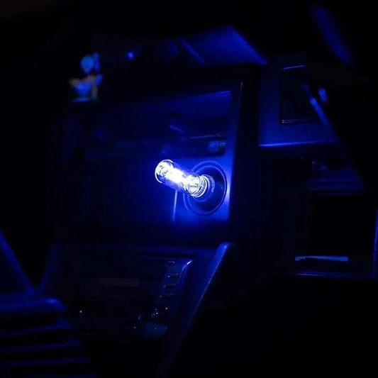 Car USB Night Light Touch Dimmable LED Filament Lamp Portable Lighting Plug and Play Decorative Atmosphere Light for Car Bedroom