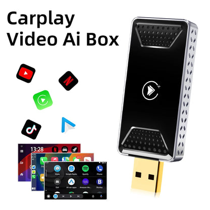 2025 Smart Mini Ai Box 2+16GB Android 13 Support Netflix Youtube Wireless Carply Suitable for 99% of Cars with Wired Carplay