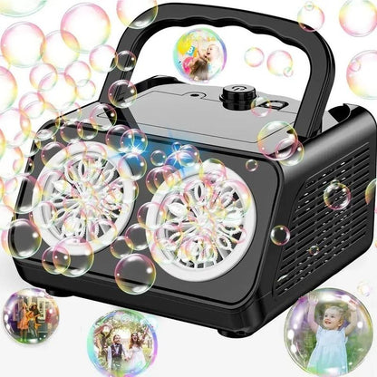 Bubble Machine Automatic Bubble Blower – 20,000+ Bubbles per Minute, Telescopic Stand for Easy Use, Perfect for Kids' Outdoor Fun and Party Entertainment
